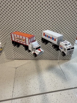 Vintage Galoob Micro Machines Car Lot Of 2 Semi Tricks Mabel’s Bazooka Toy Rig - Image 1 of 4