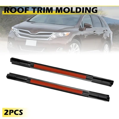 Rubber Sealed Roof Molding Trim Left & Right Waterproof For 2009-16 Toyota Venza - Image 1 of 4