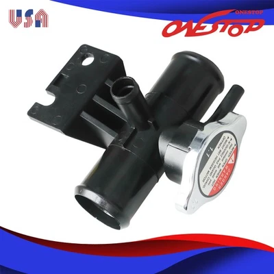 New Radiator Coolant Filler Neck w/Cap for 2011 2013 2014 Mitsubishi Outlander - Image 1 of 4