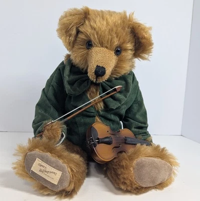 Peluche Dean's Rag Bear Co. Victor The Violin Mohair de colección hecho *Gran Bretaña* Foto 1 de 4