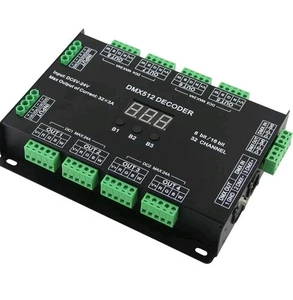 32 Channel 96A RGBW DMX 512 LED Decoder Controller DMX Dimmer DC5-24V RGBW LED - Picture 1 of 7