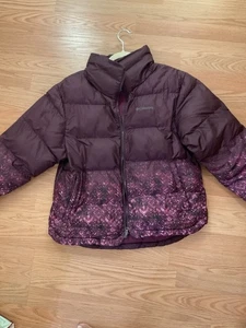 Columbia Girl’s Frozen 2 Anna’s Jacket Purple Ombre Puffer Coat Size XL (18-20) - Picture 1 of 1