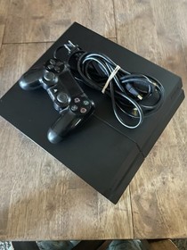 Sony PlayStation 4 Black HDMI Blu-Ray Home Console with Controllers & Cables