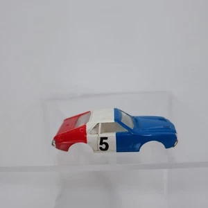 Aurora 1477 Tjet Thunderjet Ho Slot Car Red White Blue #5 AMC Tuff Ones AMX Body - Picture 1 of 6