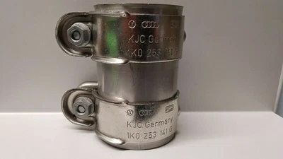 Abrazadera de conector de tubo original VW Audi - 1K0253141G abrazadera doble 55x95 mm - Imagen 1 de 3