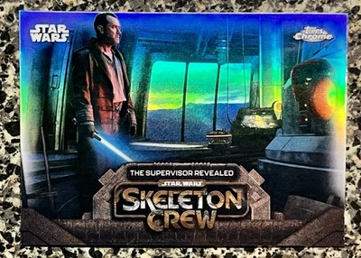 2025 Topps Chrome Star Wars Skeleton Crew: "The Supervisor Revealed" #SC-24 Foto 1 de 2