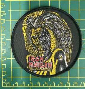 IRON MAIDEN KILLERS FACE WOVEN SEW ON PACKED PATCH OFFICIALLY LICENSED - Picture 1 of 8