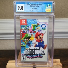 Super Mario Bros Wonder CGC 9.8 A++ 1st Print Nintendo Switch Graded 120234A