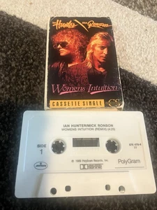 Ian Hunter Mick Ronson Womens Intuition Cassette Single Cassingle Mercury 1989 - Picture 1 of 2