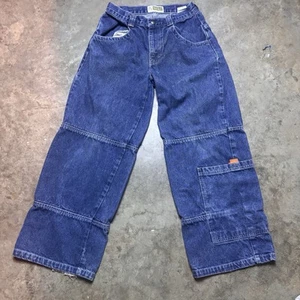 PK Clothing Co. Boys Size 14 Vintage 90’s Baggy Cargo Jeans - Picture 1 of 9
