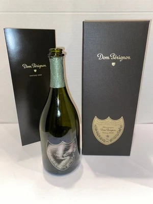 Botella de champán vacía Dom Perignon Brut Vintage 2008, caja e inserto; 750 ml Foto 1 de 4