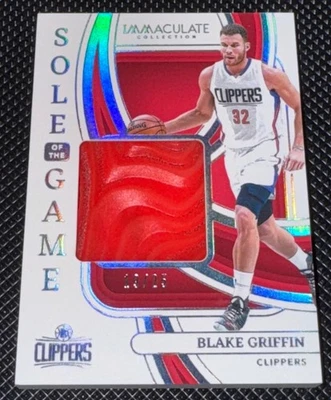 Blake Griffin 2023-24 Panini Immaculate GAME-WORN Sneaker /25! Sole Of The Game! - Image 1 of 2