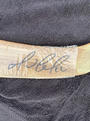 Palo de hockey Koho autografiado firmado por Mario Lemieux con certificado de autenticidad en cubierta superior Foto 1 de 4