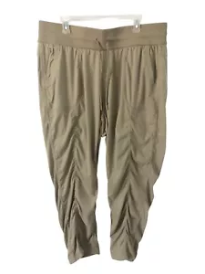 THE NORTH FACE UPF 40 Women’s Aphrodite Pants Plus Size 1X Short Beige Hiking - Picture 1 of 10