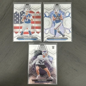 2024 Panini Mosaic Josh Allen National Pride Bishop RC Ed Oliver No Huddle Bills - Picture 1 of 3