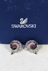Swarovski Purple Crystal Earrings in Very Good Condition