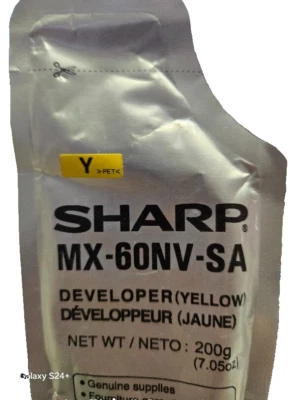 Sharp MX60NVSA Yellow Developer - Image 1 of 2