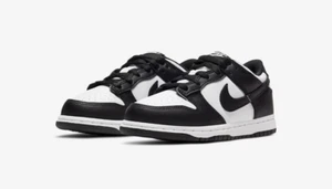 Nike Men's Dunk Low White Black Panda Size 8 New - Picture 1 of 7