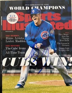 Anthony Rizzo Signed Chicago Cubs 11x14 Sports Illustrated Cover Photo PROOF COA - Picture 1 of 5