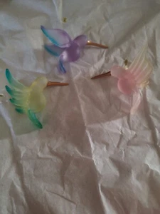 Set Of 3 Heavenly Hummingbirds Christmas Around The World New In Opened Box - Picture 1 of 4