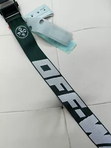 Off White Industrial Belt 2.0 | Green | One Size | Unisex Logo Virgil OW Long - Picture 1 of 10