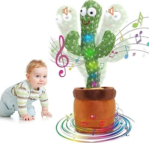 Tanzendes Kaktus Plüschtier kann singen und aufnehmen, um sprechen zu lernen Kinder Geschenk - Bild 1 von 7