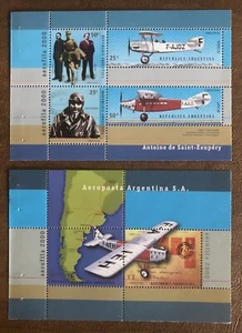 Argentina Stamps Sc2113-2118 On Mini Sheets With Booklet Mint Never Hinged - Picture 1 of 5