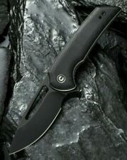 Civivi Odium Linerlock Folding Knife 2.63" D2 Tool Steel Blade Black G10 Handle