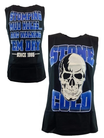 Stone Cold Steve Austin Stomping Mudholes Sleeveless Muscle T-shirt Cover