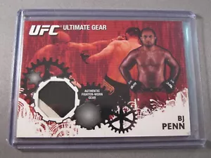 2010 Topps UFC Serie 4 Ultimate Gear Relic #UG-BP BJ Penn MMA Karte - Bild 1 von 2