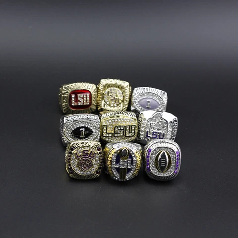 Championship Rings For All NCAA LSU Tigers Fans 1958 - 2020 Pick The Year Cover