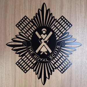 Steel The Royal Scots Badge - Foto 1 di 1