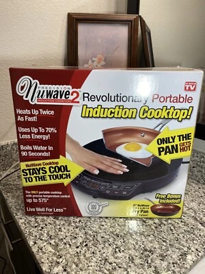 NEW NuWave- 2 Piece Precision Portable Induction Cooktop with 9" Ceramic Pan - Image 1 of 4