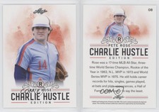 2020 Leaf Charlie Hustle Edition Pete Rose #08