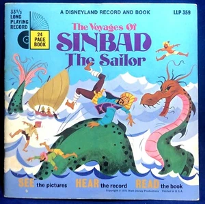 Registro y libro de Walt Disney VIAJES DE SIMBAD EL MARINERO Disneyland LLP-359/SS - Imagen 1 de 4