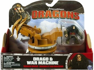 NEW DREAMWORKS DRAGON RIDERS 2-PACK DRAGO & WAR MACHINE - Picture 1 of 5