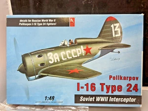 Hobbycraft 1/48 Modellbausatz Polikarpov I-16 Typ 24 #HC1576 - Neu offene Box - MS2 - Bild 1 von 17