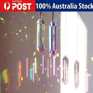 Natural Crystal Sun Catchers Prism Suncatchers Rainbow Maker Hanging DIY Gifts - Picture 1 of 10