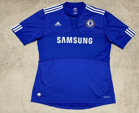 CHELSEA 2009/2010 HOME FOOTBALL Jersey ADIDAS SOCCER SIZE L ADULT shirt blue Cover