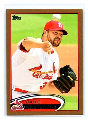 2012 Topps Update Gold #US12 Jake Westbrook St. Louis Cardinals /2012 - Image 1 of 2