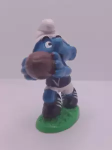 SMURF PUFFI SCHLUMPF BARBAPUFFO 20150 PUFFO AUSTRALIAN FOOTBALL BLU UNIFORM RARE - Foto 1 di 3