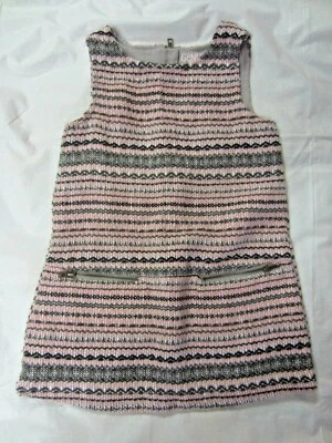Genuine Kids By OshKosh Girl's 4T Tapestry Wool Knit Sleeveless Lined Dress - Image 1 of 4