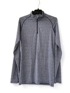 2TALL Pullover Men's LT Tall 1/4 Zip Performance Long Sleeve Lightweight Jacket - Picture 1 of 4