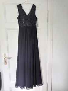 ❤️Damen Kleid--Abendkleid--Christian Berg--Größe 34--schwarz mit Spitze/Pailet❤️ - Bild 1 von 5