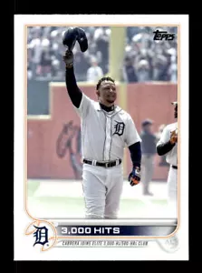 Aggiornamento Topps 2022 #US183 Miguel Cabrera 3.000 colpi CL, SH - Foto 1 di 2