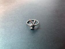 Playboy Silver Rope Finger Ring