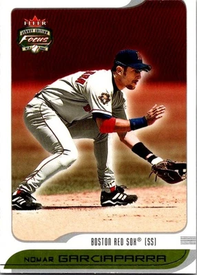 2002 Fleer Focus Jersey Edition #90 Nomar Garciaparra Century Parallel #/105 - Image 1 of 2