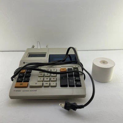 Vintage Texas Instruments TI-5130 Calculator Adding Machine Working Condition - Image 1 of 4