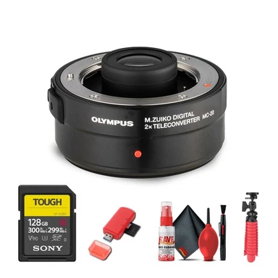 Olympus MC-20 M.Zuiko Digital 2x Teleconverter Bundle - Image 1 of 4