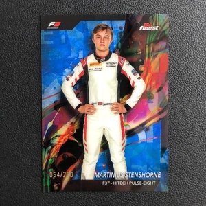 2024 Topps Finest Formula 1 F1 Martinius Stenshorne Common Blue Refractor /200 - Picture 1 of 2